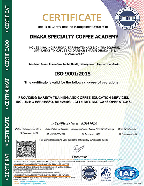 BD61705A  DHAKA SPECIALTY COF...